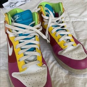 Colorful Nike Zoom Hightops